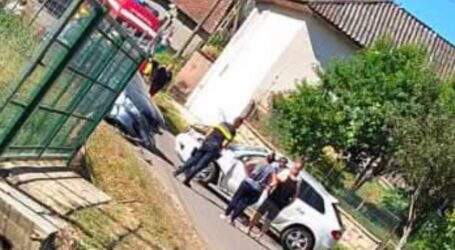 FOTO. Accident cu 3 victime în comuna Gâbrou, după ce un șofer a pierdut controlul volanului