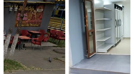 Efectele interzicerii păcănelelor în Zalău. O fostă sală de jocuri se transformă în magazin alimentar cu prețuri mici