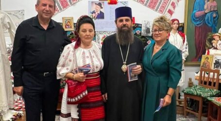Primarul comunei Năpradea îi mulțumește Episcopului Benedict pentru vizita și binecuvântarea oferite comunității