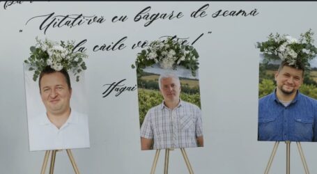 Doliu în Zalău. Două seri de priveghi pentru Iurie, Marcel și Marinel, victimele tragediei din Alba