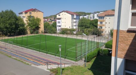 Teren de sport nou la Liceul cu Program Sportiv din Zalău