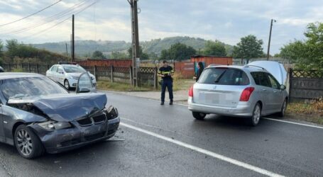 FOTO. Accident cu 2 victime în Jibou