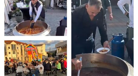 IMPRESIONANT! Zălăuanii s-au adunat la o masă mare, pentru o faptă bună: mii de euro strânși pentru Cristi Goron, după ceaunul pregătit de „Nașu”