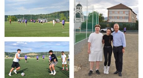 Noul teren de sport din Zalău, plin de tineri. Consiliul Județean Sălaj, partener al evenimentului