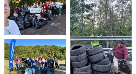 90 de voluntari au curățat Meseșul. Sute de saci de deșeuri, cauciucuri și gunoaie strânse într-o singură zi