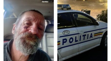 FOTO. Un bărbat din Jibou, bătut de nepot pentru bani. Polițiștii au intervenit rapid