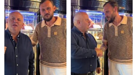 VIDEO. Omul de afaceri Andrei Lațcău a mers la noul restaurant al lui Avram Gal pentru a degusta noile preparate scumpe. Reacția acestuia