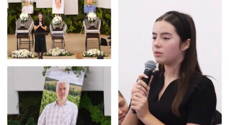 VIDEO. Mesajul transmis de Sonia la înmormântarea tatălui său, după tragedia din munți: „aș da orice să îl pot avea încă o zi alături de mine”