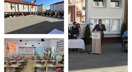 În prima zi a noului an școlar, viceprimarul Jiboului, Vlad Pașcalău a revenit cu emoție la școala unde a fost elev