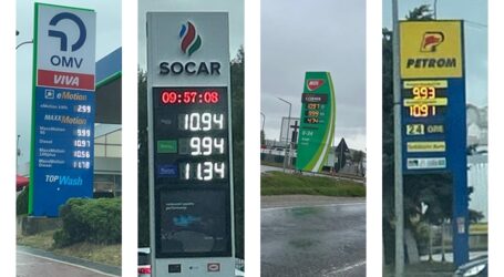 FOTO. Prețuri RECORD astăzi la carburanți în Zalău. Unde alimentăm cel mai ieftin benzină și motorină