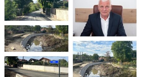 Văile din comuna Cizer se schimbă la față – regularizare și asfaltări