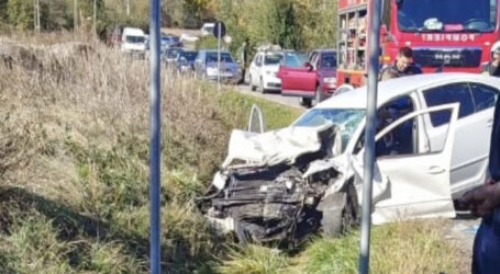 FOTO. 2 persoane, GRAV rănite în accidentul dintre Sălățig și Bulgari