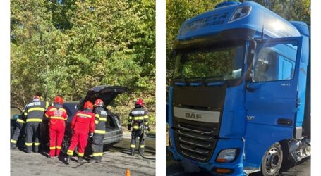 FOTO. Accident GRAV pe Meseș, după ce un șofer a pierdut controlul volanului