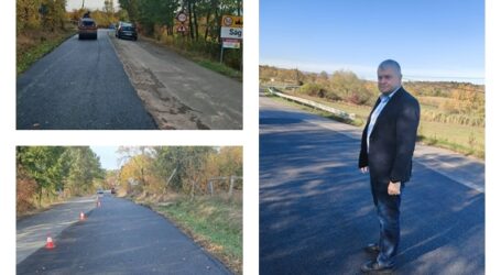Se repară drumul județean Peceiu – Bănișor – Sâg. Intervenții în zonele afectate de alunecări de teren