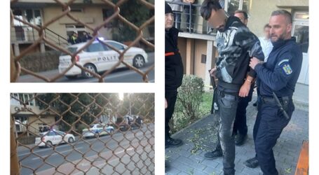 FOTO. O femeie dintr-un birou din centrul Zalăului, atacată cu un cuțit. Toate DETALIILE agresiunii șocante