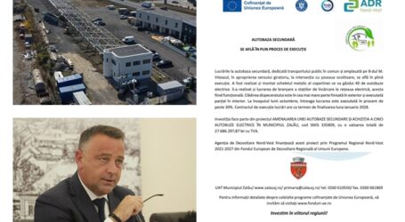 Lucrările la noua autobază secundară din Zalău avansează