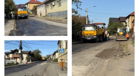 Citadin Zalău lucrează cu spor pe strada Kossuth