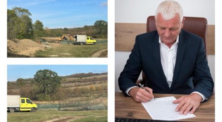 FOTO. Se lucrează intens la stația de epurare din Plesca, comuna Cizer. Investiție de 2,2 milioane de lei