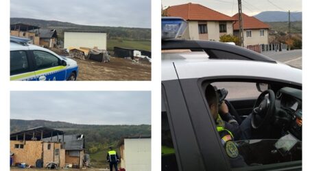 FOTO. Polițiștii au împânzit străzile din jurul Zalăului. Ce au căutat anchetatorii
