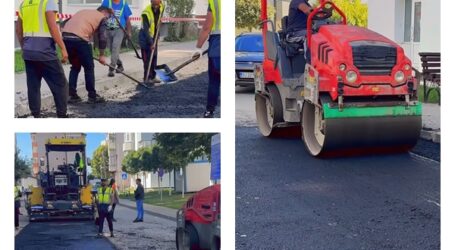 Drumuri refăcute în cartierul Avram Iancu din Jibou, după schimbarea rețelei de canalizare