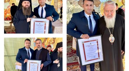 Directorul Citadin Zalău, Sorin Criste, a primit Gramata Episcopală pentru Ctitori, la sfințirea bisericii din cartierul Sărmaș
